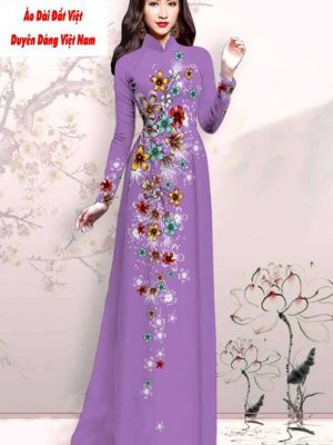 Vải áo dài hoa in 3D kiểu mới AD M7428 50 1591593070 153 vai ao dai vai ao dai dep ad