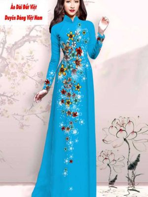 Vải áo dài hoa in 3D kiểu mới AD M7428 52 1591593070 229 vai ao dai vai ao dai dep ad