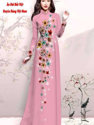 Vải áo dài hoa in 3D kiểu mới AD M7428 55 1591593071 399 vai ao dai vai ao dai dep ad