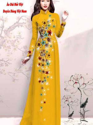 Vải áo dài hoa in 3D kiểu mới AD M7428 54 1591593071 545 vai ao dai vai ao dai dep ad