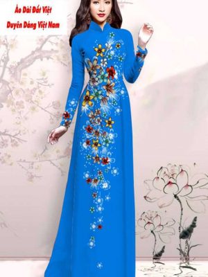 Vải áo dài hoa in 3D kiểu mới AD M7428 58 1591593071 76 vai ao dai vai ao dai dep ad