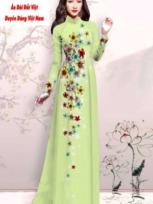 Vải áo dài hoa in 3D kiểu mới AD M7428 61 1591593072 882 vai ao dai vai ao dai dep ad