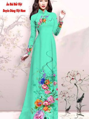 Vải áo dài hoa in 3D kiểu mới AD M7425 36 1591593311 197 vai ao dai vai ao dai dep ad