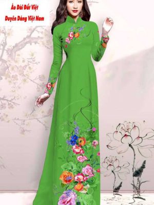 Vải áo dài hoa in 3D kiểu mới AD M7425 38 1591593311 409 vai ao dai vai ao dai dep ad