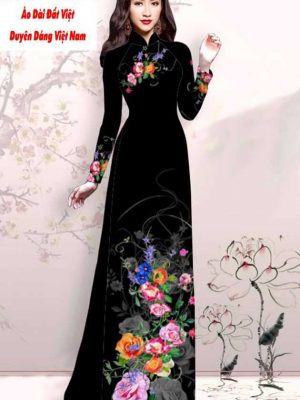 Vải áo dài hoa in 3D kiểu mới AD M7425 39 1591593311 682 vai ao dai vai ao dai dep ad