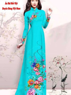 Vải áo dài hoa in 3D kiểu mới AD M7425 46 1591593312 143 vai ao dai vai ao dai dep ad