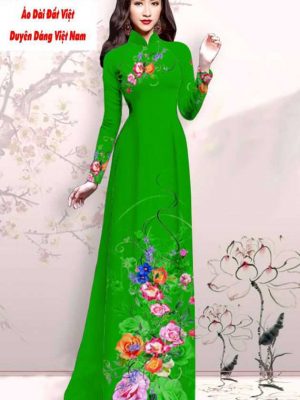 Vải áo dài hoa in 3D kiểu mới AD M7425 43 1591593312 346 vai ao dai vai ao dai dep ad