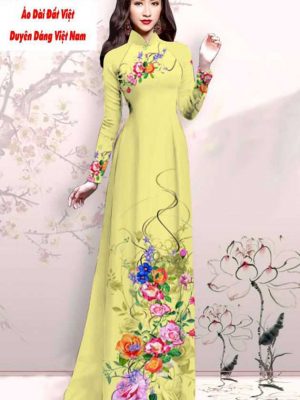 Vải áo dài hoa in 3D kiểu mới AD M7425 47 1591593312 825 vai ao dai vai ao dai dep ad