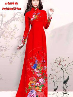 Vải áo dài hoa in 3D kiểu mới AD M7425 42 1591593312 961 vai ao dai vai ao dai dep ad