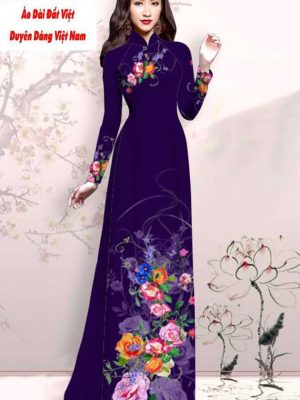 Vải áo dài hoa in 3D kiểu mới AD M7425 51 1591593313 762 vai ao dai vai ao dai dep ad