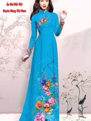 Vải áo dài hoa in 3D kiểu mới AD M7425 52 1591593313 849 vai ao dai vai ao dai dep ad