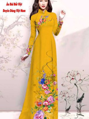 Vải áo dài hoa in 3D kiểu mới AD M7425 54 1591593314 455 vai ao dai vai ao dai dep ad