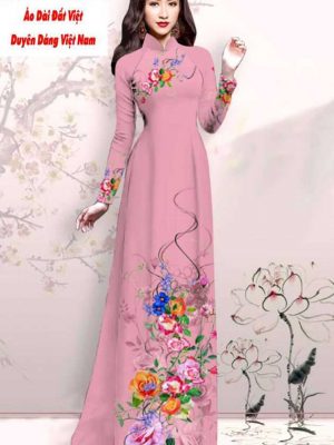 Vải áo dài hoa in 3D kiểu mới AD M7425 55 1591593314 695 vai ao dai vai ao dai dep ad