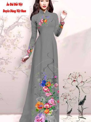 Vải áo dài hoa in 3D kiểu mới AD M7425 56 1591593314 982 vai ao dai vai ao dai dep ad