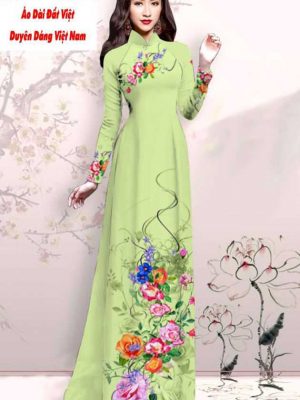 Vải áo dài hoa in 3D kiểu mới AD M7425 61 1591593315 656 vai ao dai vai ao dai dep ad