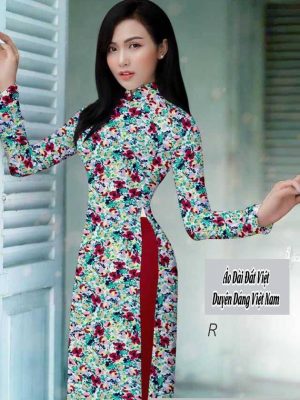Vải áo dài hoa đều thiết kế 2020 AD H14581 22 1591672970 117 vai ao dai vai ao dai dep ad