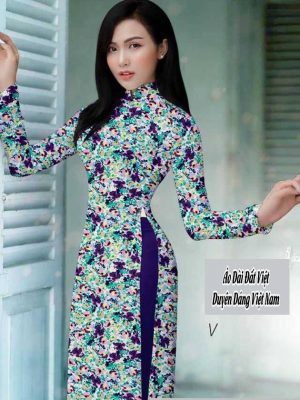 Vải áo dài hoa đều thiết kế 2020 AD H14581 23 1591672970 990 vai ao dai vai ao dai dep ad