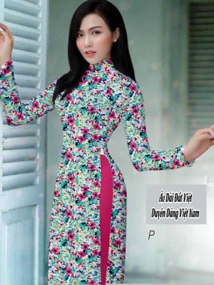 Vải áo dài hoa đều thiết kế 2020 AD H14581 33 1591672972 61 vai ao dai vai ao dai dep ad