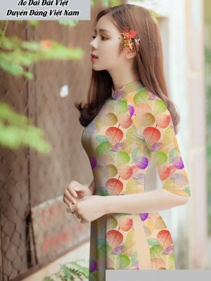 Vải áo dài hình lá thiết kế 2020 AD T7582 29 1591673202 18 vai ao dai vai ao dai dep ad