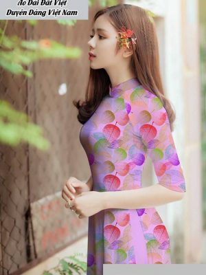 Vải áo dài hình lá thiết kế 2020 AD T7582 31 1591673202 248 vai ao dai vai ao dai dep ad