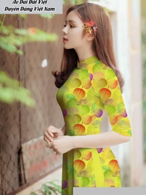 Vải áo dài hình lá thiết kế 2020 AD T7582 27 1591673202 995 vai ao dai vai ao dai dep ad