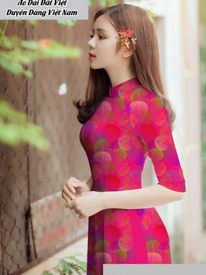 Vải áo dài hình lá thiết kế 2020 AD T7582 36 1591673203 895 vai ao dai vai ao dai dep ad