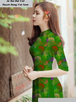 Vải áo dài hình lá thiết kế 2020 AD T7582 38 1591673204 298 vai ao dai vai ao dai dep ad
