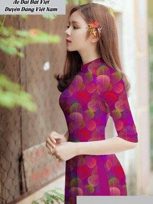 Vải áo dài hình lá thiết kế 2020 AD T7582 40 1591673204 501 vai ao dai vai ao dai dep ad