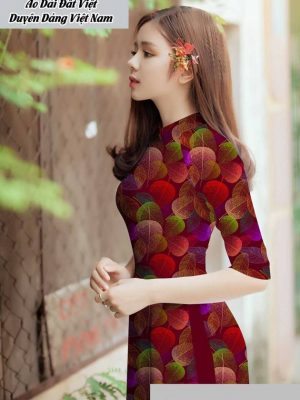 Vải áo dài hình lá thiết kế 2020 AD T7582 39 1591673204 666 vai ao dai vai ao dai dep ad