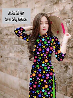 Vải áo dài chấm bi to mới ra AD T7573 24 1591673688 29 vai ao dai vai ao dai dep ad