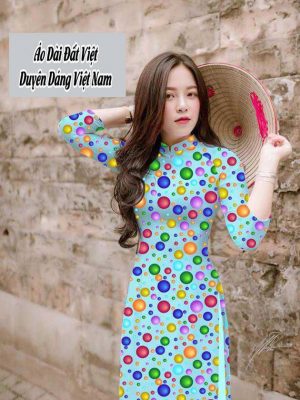 Vải áo dài chấm bi to mới ra AD T7573 34 1591673689 182 vai ao dai vai ao dai dep ad