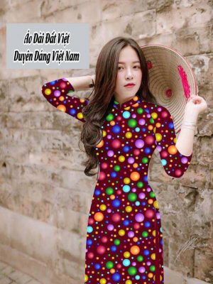 Vải áo dài chấm bi to mới ra AD T7573 36 1591673690 168 vai ao dai vai ao dai dep ad