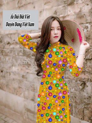 Vải áo dài chấm bi to mới ra AD T7573 40 1591673690 935 vai ao dai vai ao dai dep ad