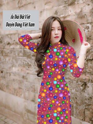 Vải áo dài chấm bi to mới ra AD T7573 42 1591673691 837 vai ao dai vai ao dai dep ad