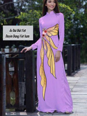 Vải áo dài hoa hồng mới ra AD T7570 34 1591673925 514 vai ao dai vai ao dai dep ad