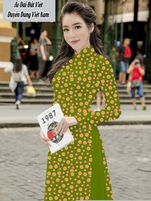 Vải áo dài hoa nhí thiết kế 2020 AD T7567 30 1591674163 696 vai ao dai vai ao dai dep ad