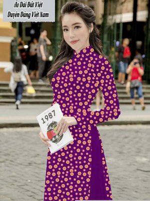 Vải áo dài hoa nhí thiết kế 2020 AD T7567 36 1591674164 348 vai ao dai vai ao dai dep ad