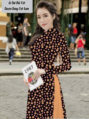 Vải áo dài hoa nhí thiết kế 2020 AD T7567 42 1591674165 437 vai ao dai vai ao dai dep ad