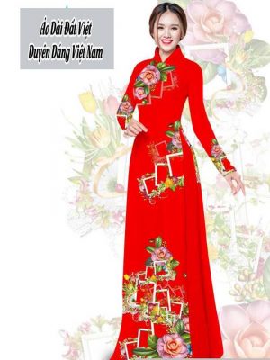 Vải áo dài hoa 3D thiết kế 2020 AD T7566 27 1591674283 258 vai ao dai vai ao dai dep ad