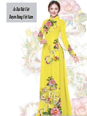Vải áo dài hoa 3D thiết kế 2020 AD T7566 29 1591674283 968 vai ao dai vai ao dai dep ad