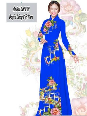 Vải áo dài hoa 3D thiết kế 2020 AD T7566 35 1591674284 250 vai ao dai vai ao dai dep ad