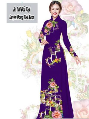 Vải áo dài hoa 3D thiết kế 2020 AD T7566 34 1591674284 47 vai ao dai vai ao dai dep ad