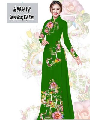 Vải áo dài hoa 3D thiết kế 2020 AD T7566 39 1591674285 603 vai ao dai vai ao dai dep ad