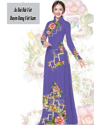 Vải áo dài hoa 3D thiết kế 2020 AD T7566 48 1591674287 106 vai ao dai vai ao dai dep ad