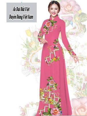 Vải áo dài hoa 3D thiết kế 2020 AD T7566 49 1591674287 846 vai ao dai vai ao dai dep ad