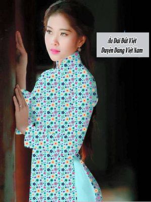 Vải áo dài hoa nhí mới ra AD T7564 21 1591674400 735 vai ao dai vai ao dai dep ad