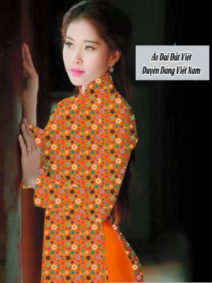 Vải áo dài hoa nhí mới ra AD T7564 24 1591674401 631 vai ao dai vai ao dai dep ad