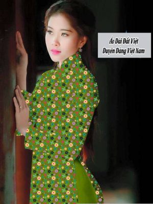 Vải áo dài hoa nhí mới ra AD T7564 29 1591674402 404 vai ao dai vai ao dai dep ad