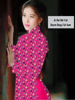 Vải áo dài hoa nhí mới ra AD T7564 34 1591674402 701 vai ao dai vai ao dai dep ad