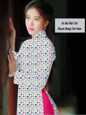 Vải áo dài hoa nhí mới ra AD T7564 32 1591674402 979 vai ao dai vai ao dai dep ad